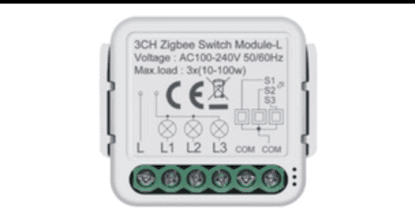 Smart switch 3ch L Zigbee