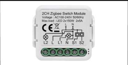 Smart switch 2ch Zigbee