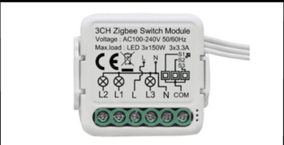 Smart switch 3ch Zigbee
